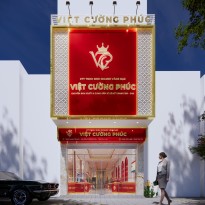 Thiết kế tiệm vàng Việt Cường Phúc tại Bình Định